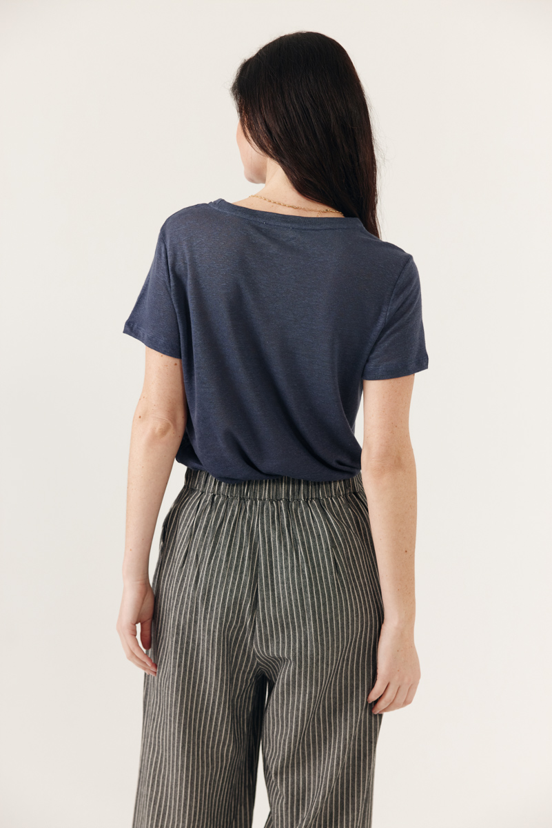 CAMISETA AUGUSTO COLOR AZUL MARINO 3